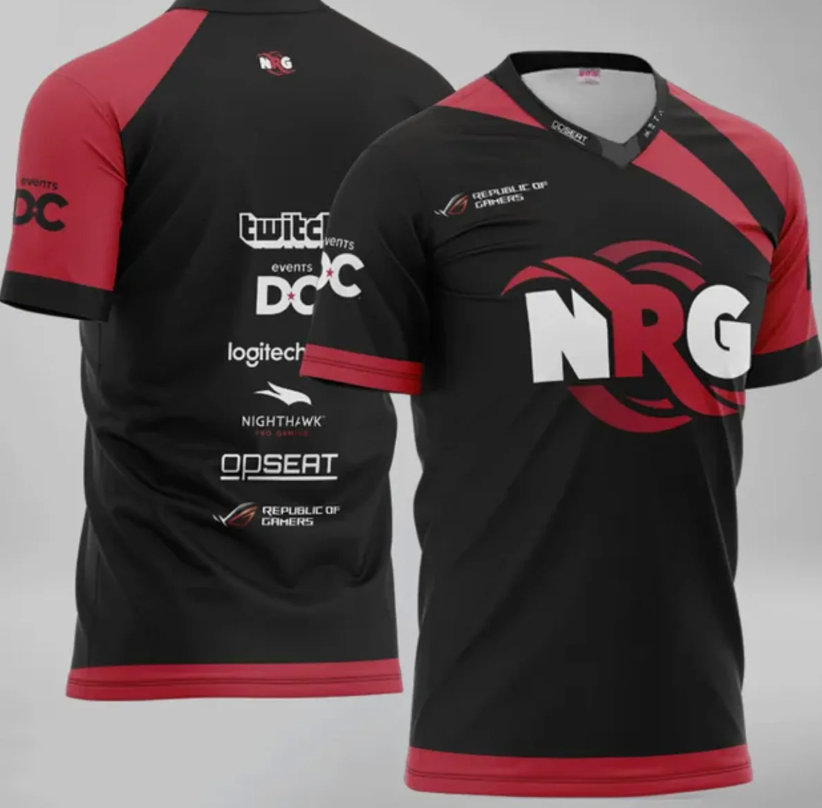 Футболка CSGO NRG для киберпроигрывателя, Джерси, униформа, футболки для фанатов, игровая футболка для мужчин и женщин, Мужская