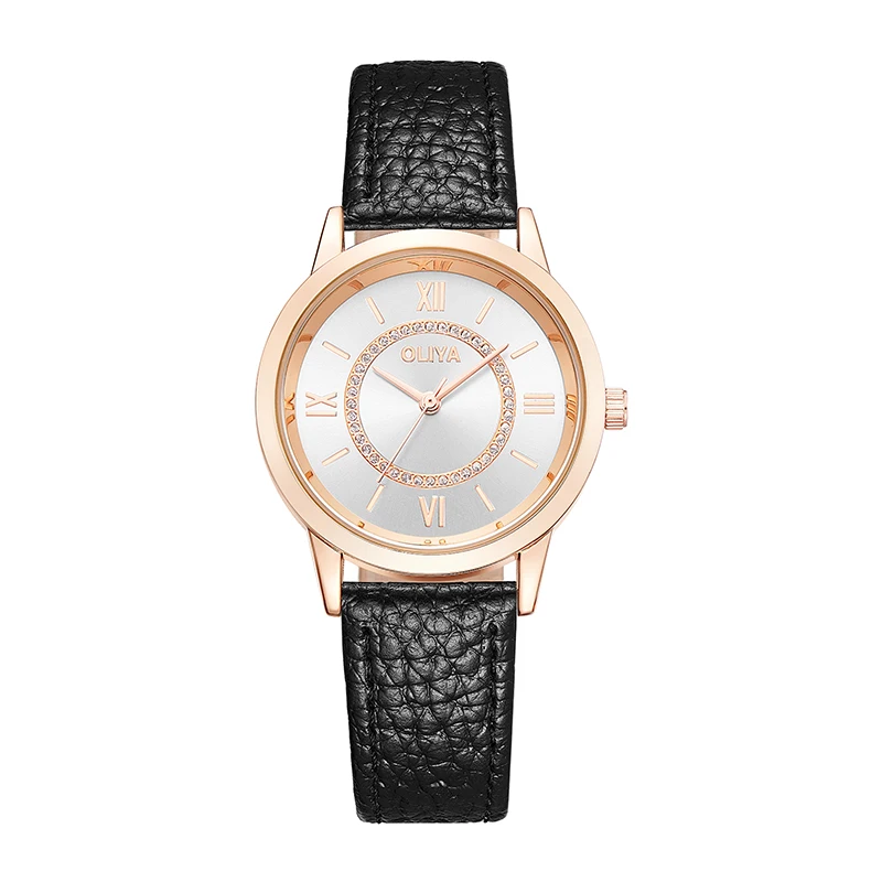 

Oliya NEW Watch Women Fashion Casual Leather Belt Watches Simple Ladies' Small Dial Quartz Clock Dress Wristwatches Reloj mujer