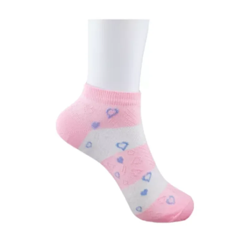 Kit 12 Pair Women's Multicolor Casual Short Cano Color Varied Socks