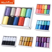 10pcs 1000 yards per spool polyester thread sets hand sewing and embroidery sewing thread for beginner sewing tool