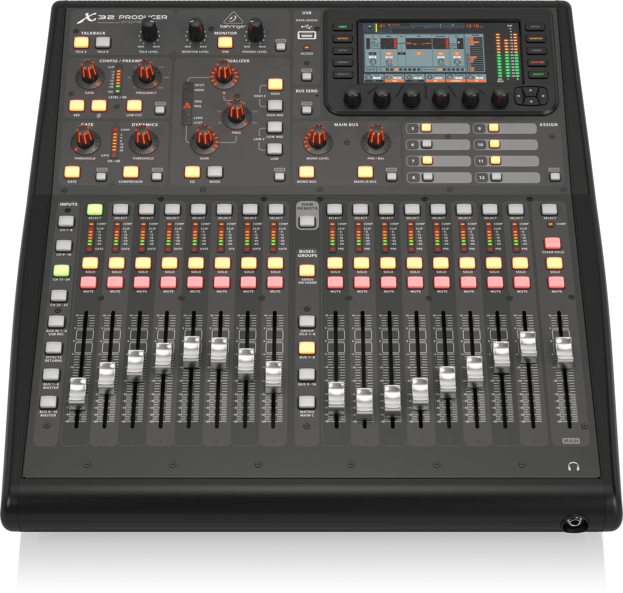 

Behr-inger X-32 Pro-ducer 40-cha-nnel Digit-al Mixer