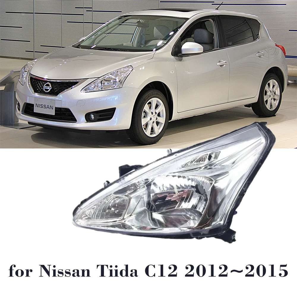 

Car Headlights LED for Nissan Tiida C12 2012~2015 2013 Fog Light Bumper Reflector Collision Taillight Braking Warning Accessorie