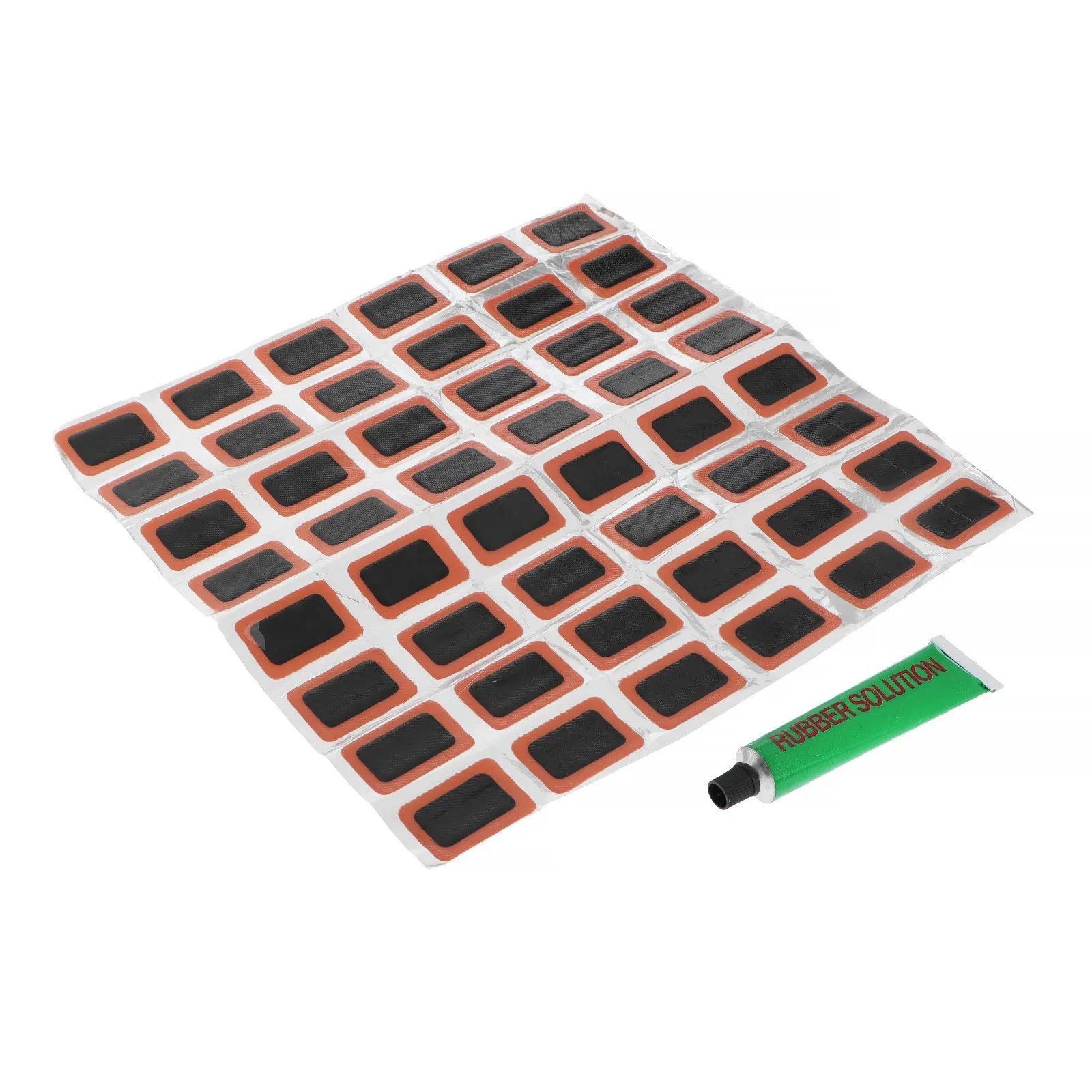 Набор для ремонта камер TOPAUTO, резиновые латки 48 шт, 34 х 25 мм, клей