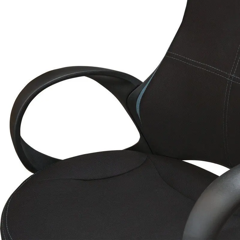Кресло офисное BRABIX Force EX-516 ткань черное/вставки синие 531572 - купить по