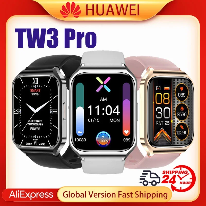 

Новинка 2023, умные часы TW3 Pro, спортивные Смарт-часы для фитнеса, Смарт-часы для IOS и Android