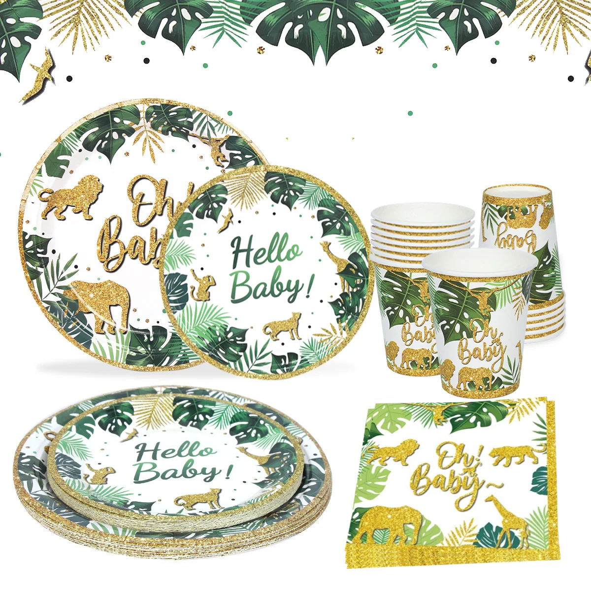 Деревянная Наклейка на стену с надписью Oh Baby | Дом и сад