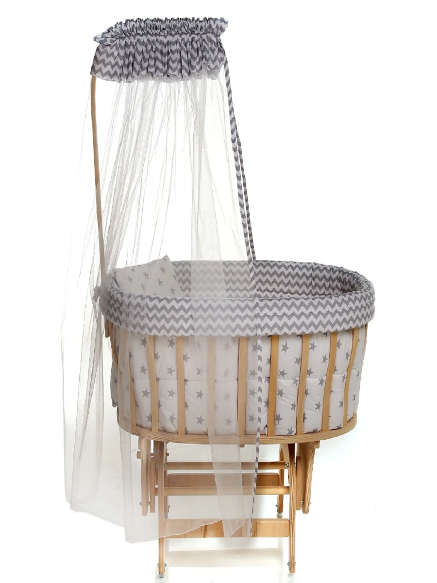 Newborn Baby Crib With Sleeping Set Wooden Motherside Basket Crib Cotton Baby Nest Bed For Boys Girls Infant Cotton Baby Bed