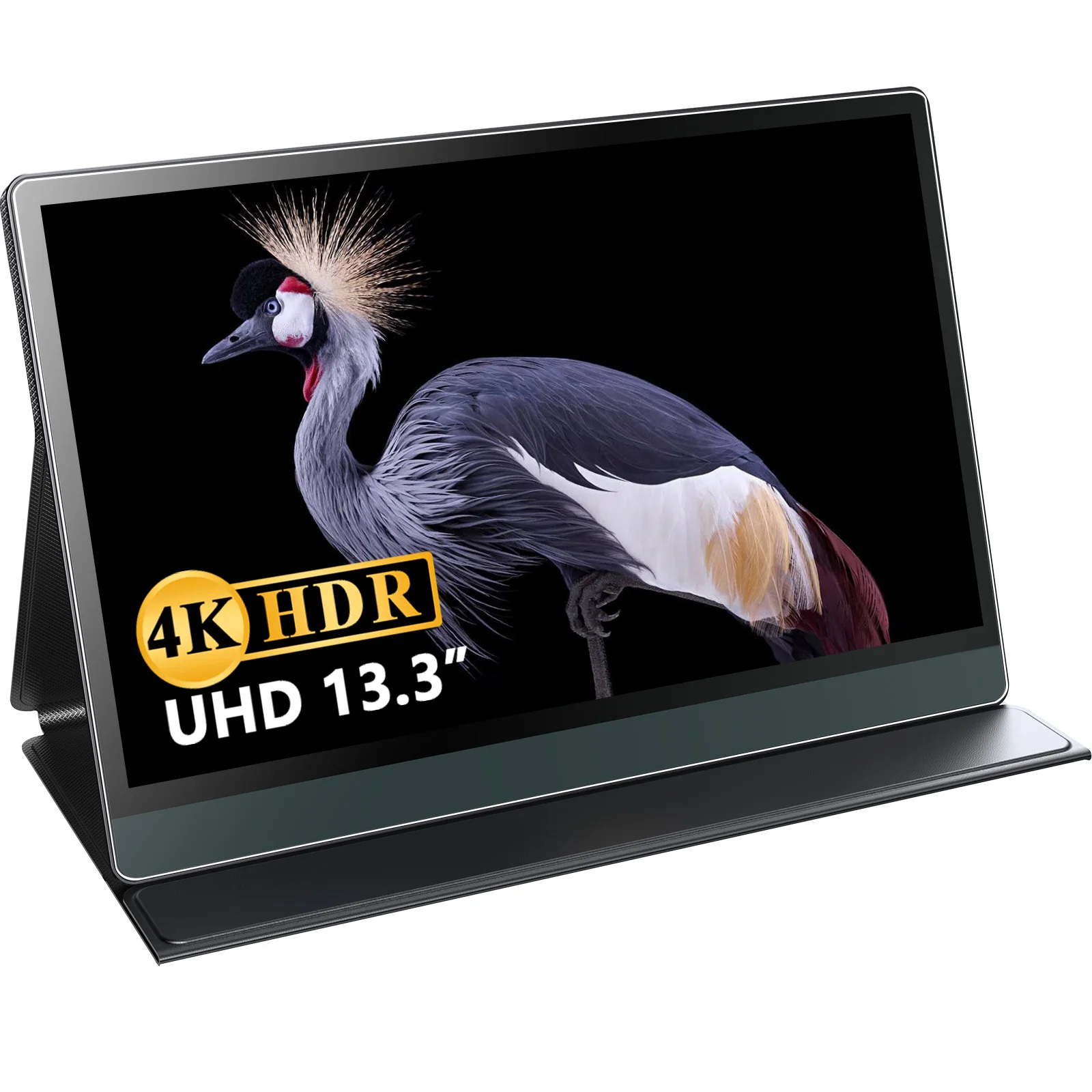 

Портативный монитор 4K, 13,3 дюйма, IPS, HDR, игровой дисплей 100% sRGB, FreeSync с двумя динамиками, HDMI, совместим с Xbox, PS4, ПК