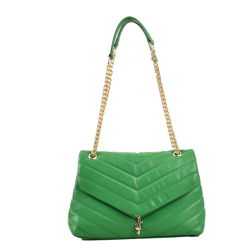 

European And American Simple Retro Small Square Bag 2022 New Summer Texture Chain Ins One Shoulder Messenger Bag