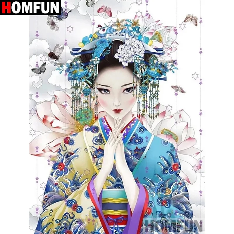 

Алмазная живопись HOMFUN, картина с квадратными/круглыми стразами, с рисунком «косметология», 5D Стразы