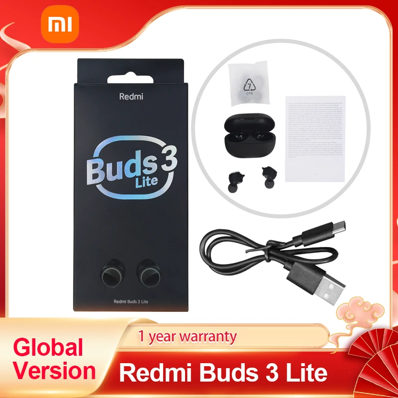 Commercio all'ingrosso Redmi Buds 3 Lite Xiaomi Youth Edition auricolare Tws cuffie Wireless cuffie da gioco Bluetooth auricolari Touch Control