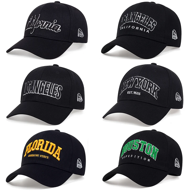 

New Fashion Hip Hop baseball Cap Letter embroidered Cotton Snapback Hat Men Women Trucker Caps Spring Summer outdoor Sun Hats