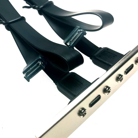 Планка Espada EbrtyC2e, в корпус USB type-C, 2 порта, 10Gbps, type E MB