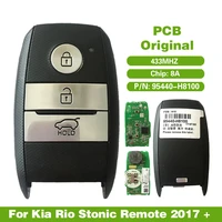 cn051090 aftermarket shell original pcb board 3 button smart key for kia rio stonic remote 2017 8a chip 433mhz 95440 h8100