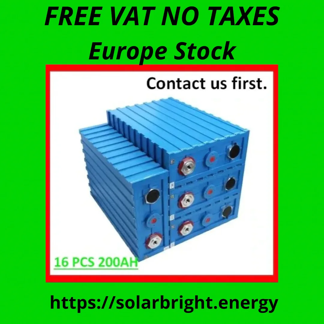 

NEW Grade A 16 PCS CALB 3.2v 200Ah LiFePO4 Rechargeable Battery new 24V 48V 200AH Lithium iron Phosphate Packs Solar Battery