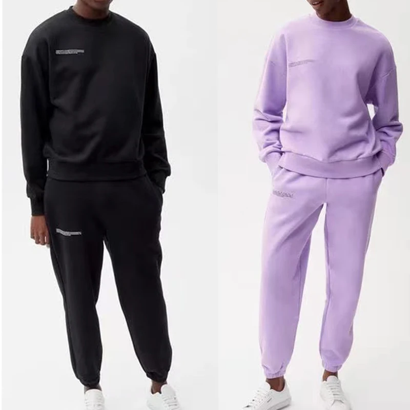 

Женский спортивный костюм из 2 предметов, пуловер и спортивные штаны с надписью