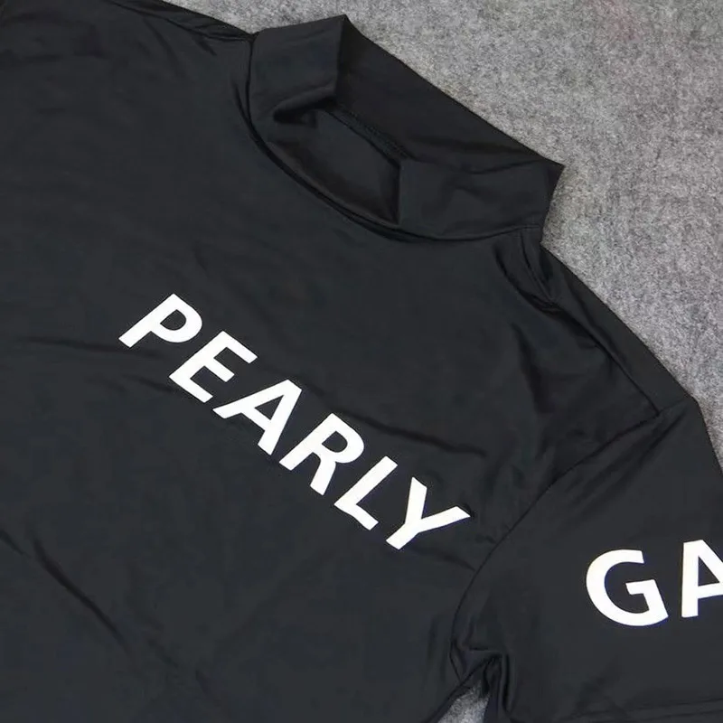 Men's Polo Shirt Quick Dry Performance Short Sleeve Fashion Jersey Golf Shirt Breathable Fabric