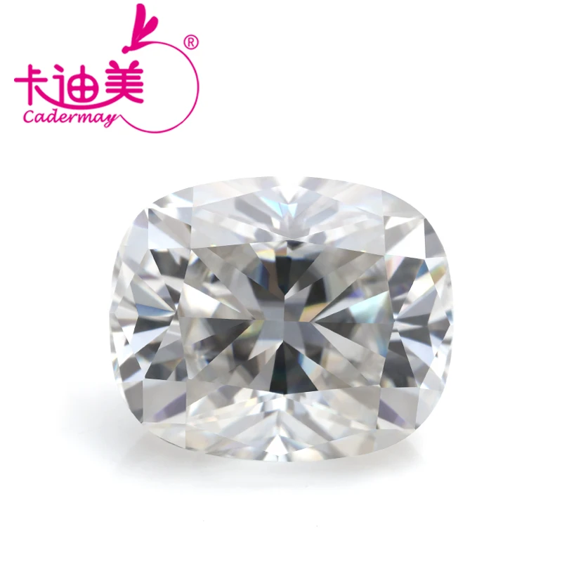 

CADERMAY Hot Sale Long Cushion Shape D VVS Moissanite Loose Stones GRA Excellent Cut For Rings Necklace Earrings Jewelry Making
