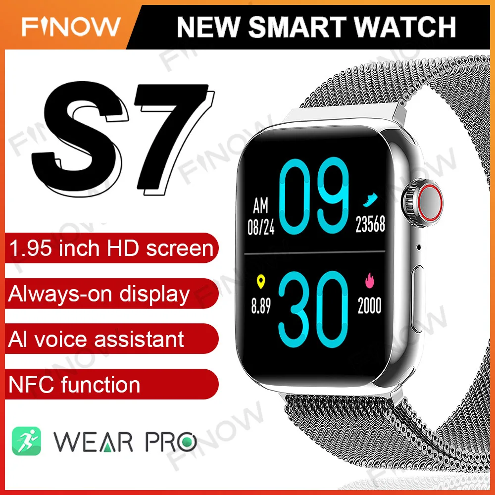 Смарт-часы Finow Dt7 Max 2022 дюйма 1 9*390 7 дюймов |