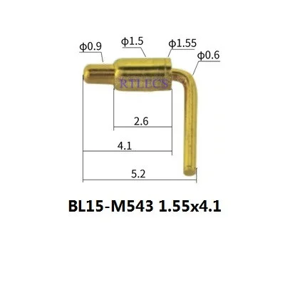 2 шт. высоковольтный зонд Pogopin, контактный разъем 2 А 1 А, низкое напряжение 1 А 2 а POGO, контактный разъем для зарядки, Угловое сквозное отверстие