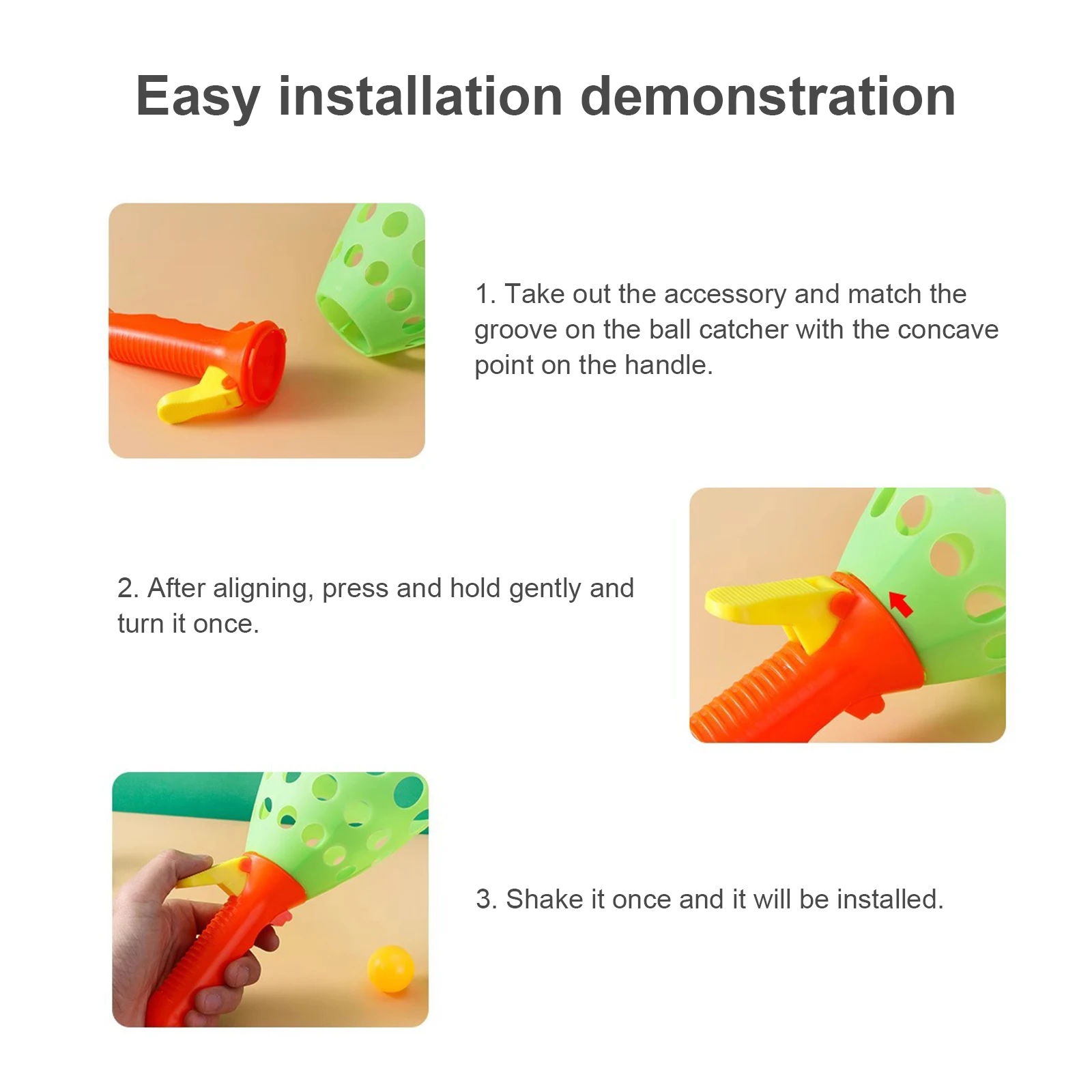 Веселая игра с мячом: 2 красные пусковые установки и 10 мячей для детей