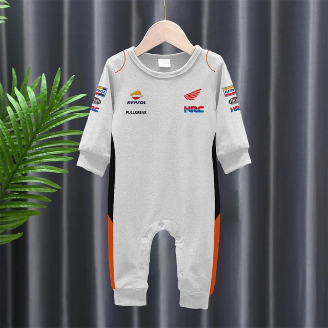 Develop The Best Gift For Honda REPSOL HRC Alpine Motorcycle GP Racing Team Motorcycle Cotton Onesie Hobby For Kids 3