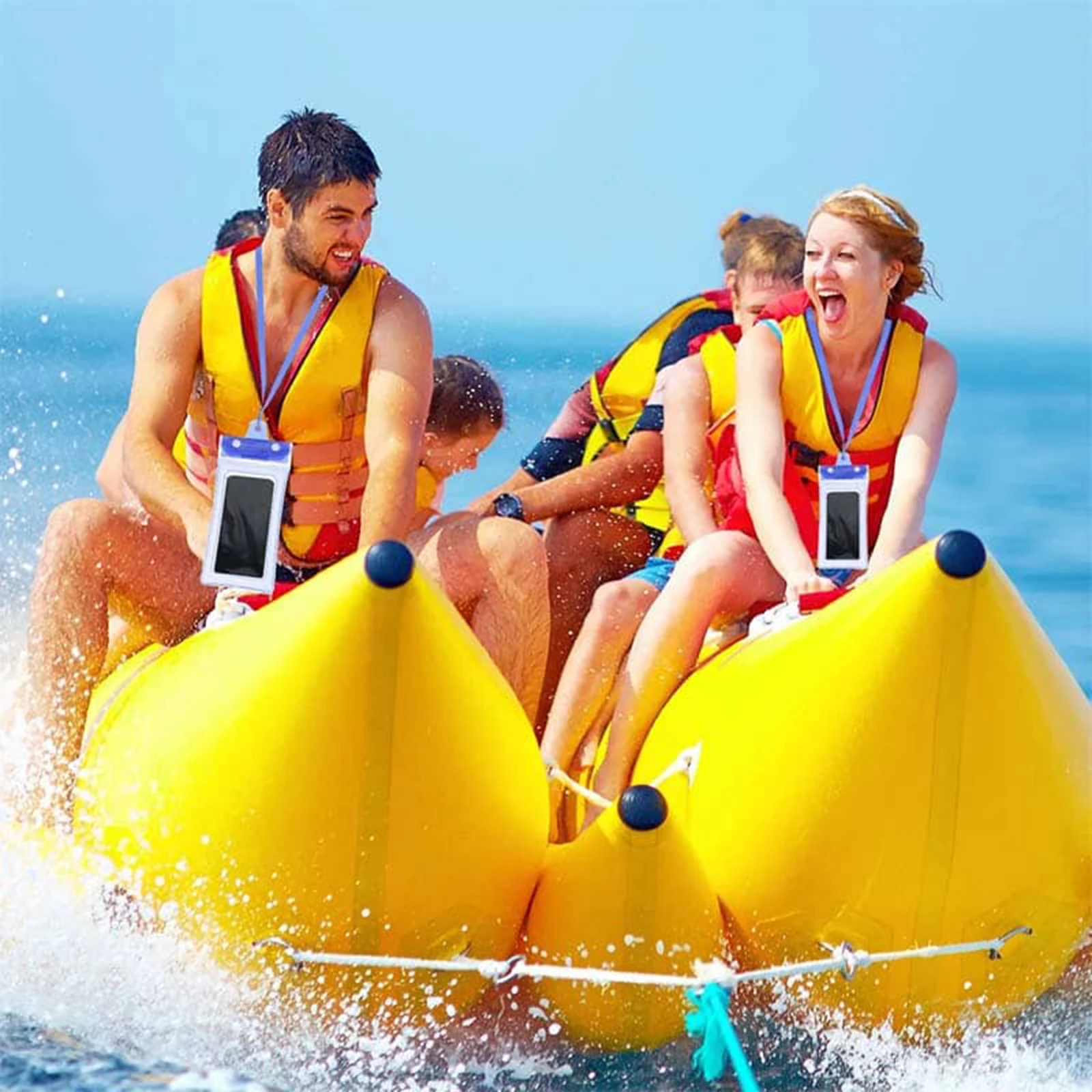 Утолщенный водонепроницаемый чехол для телефона - Трехслойный черный