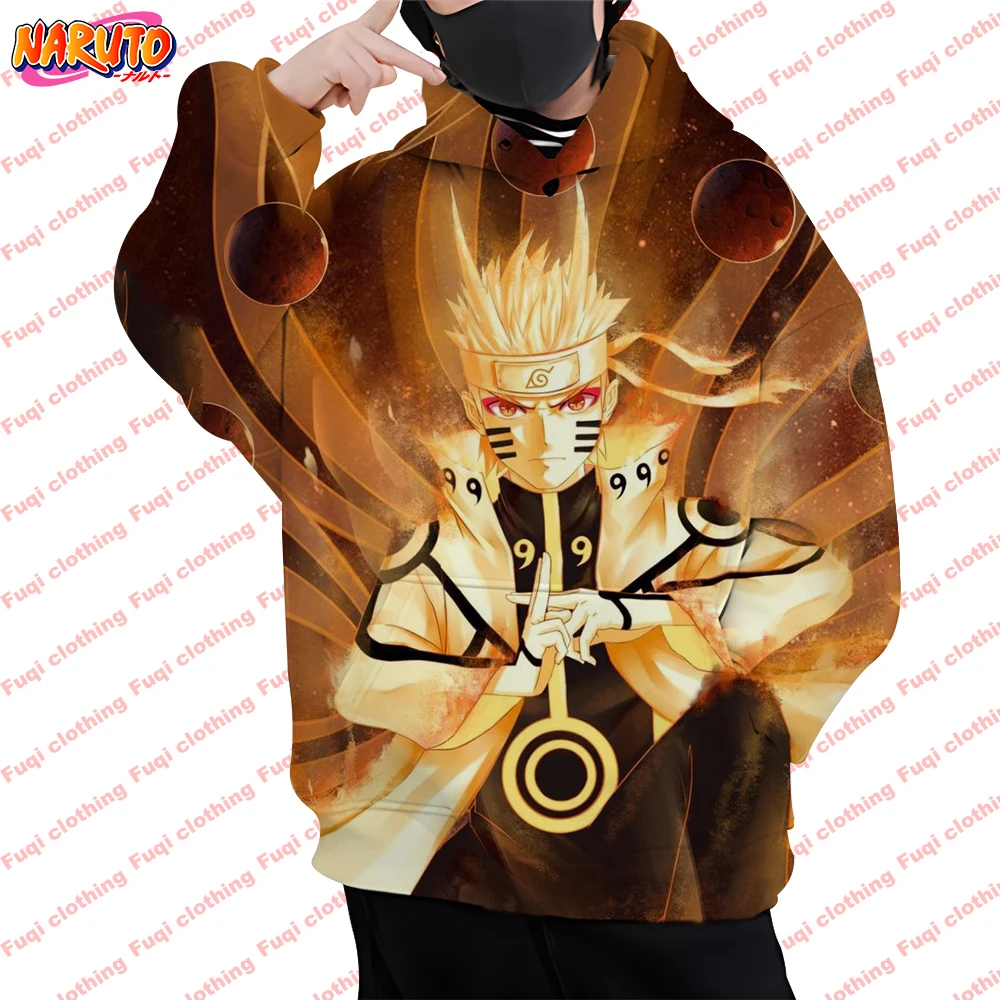 

Japan Anime Naruto Manga Hooded Sweatshirt Fall Long Sleeve Uchiha Sasuke Anime Clothes Men Ladies Spring Jacket Hoodie