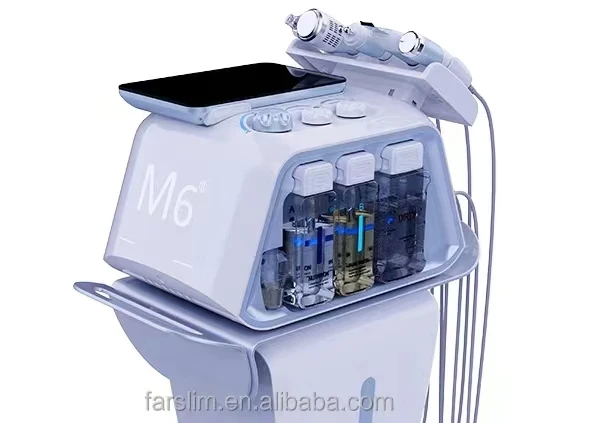 2023 портативный M6 2th 6 в 1 водный маленький пузырь для дермабразии уход за кожей