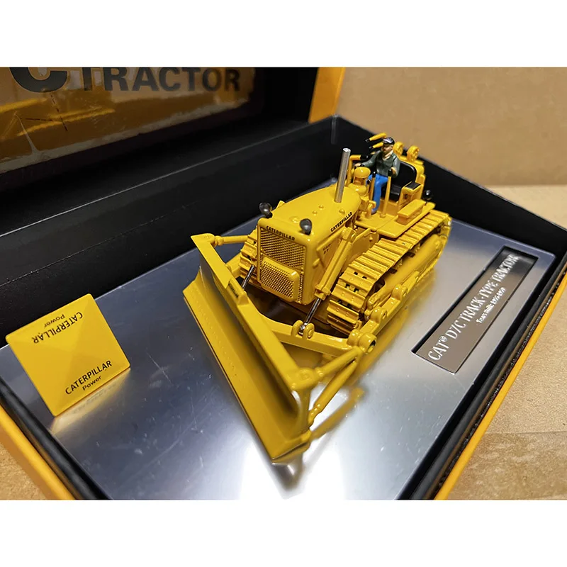 DM масштаб 1:50 CAT D7C гусеничный бульдозер строительный автомобиль из сплава