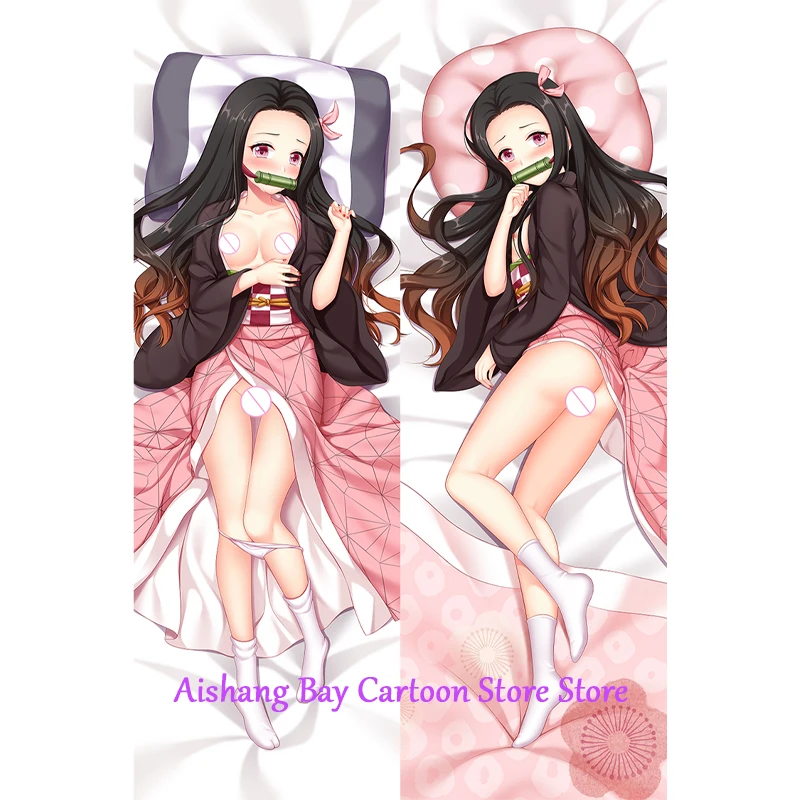 

Dakimakura Anime Pillow Cover Demon Slayer Beautiful Girl Double Sided Print Life-size Body Decoration