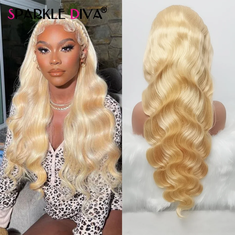 

Blonde Lace Front Wigs Human Hair Body Wave 13x4 HD 613 Lace Frontal Wig Pre Plucked with Baby Hair 150% Density 13x6 For Women