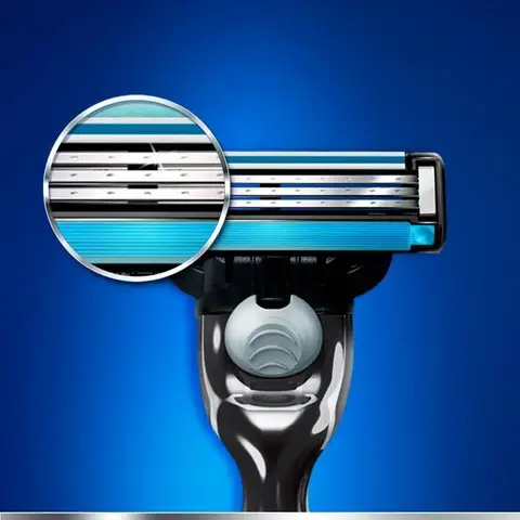 Бритва Gillette Mach3 ручная, 1 упаковка, 3 штуки, корейское бритвенное лезвие
