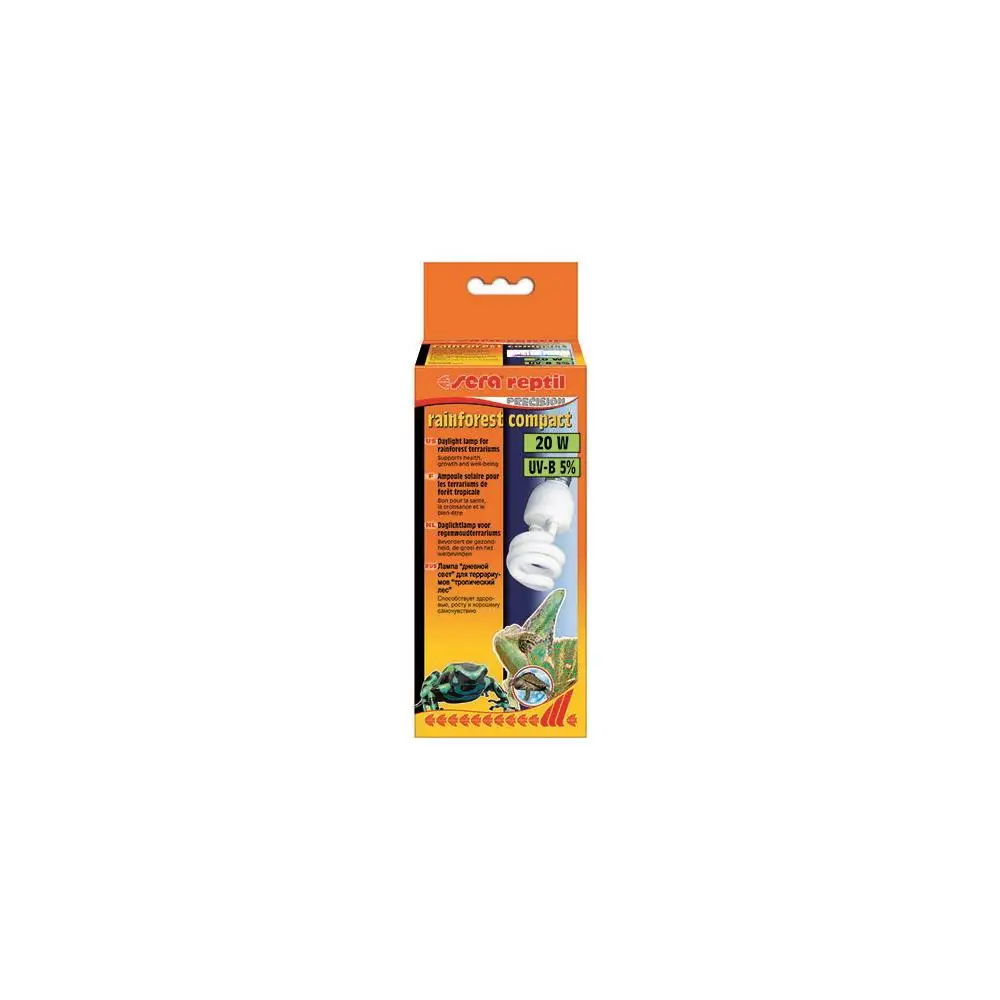 Sera lamp Reptil rainforest compact UV-B 5% 20 W | Habitat Lighting