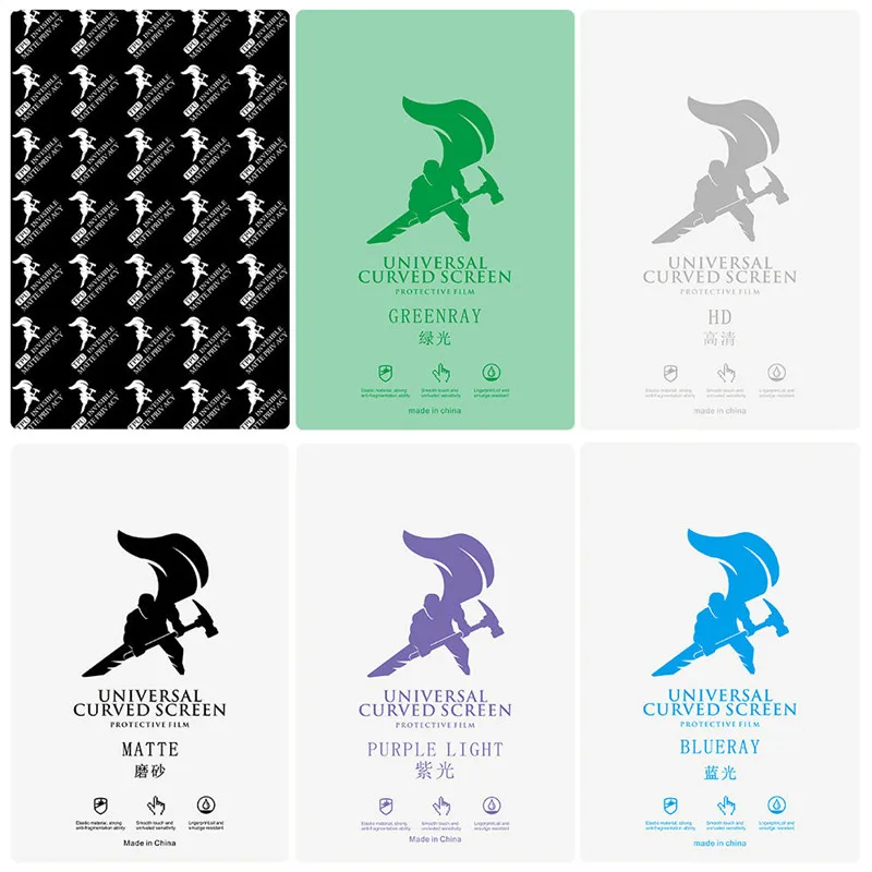 50pcs TPU Hydrogel Film For Phone Screen Protection For Auto Cutting Machine Flexible HD Frosted Anti-blueray Anti-peeping Film