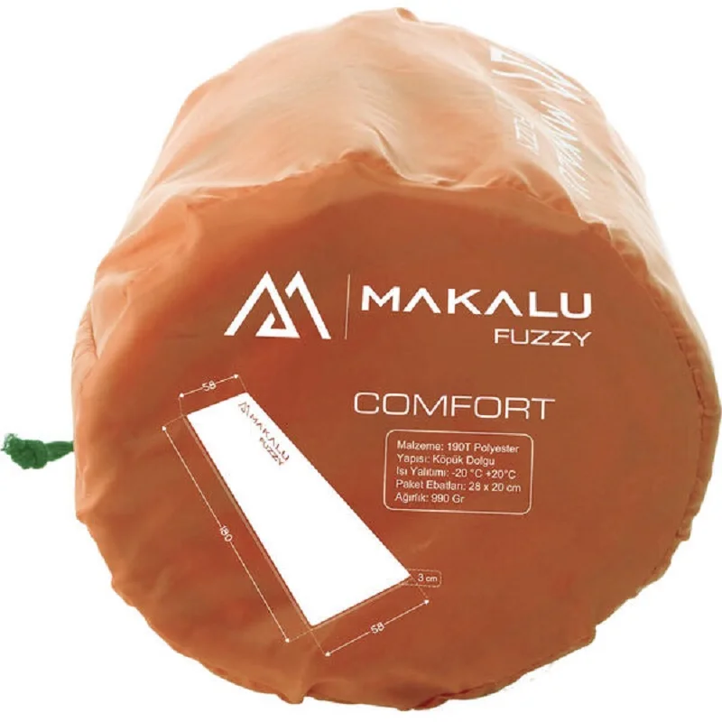 Makalu Fuzzy Inflatable Camping Sleeping Pad Air Mattress Mat Backpacking Hiking Tent Travel Beach Hunting Outdoor