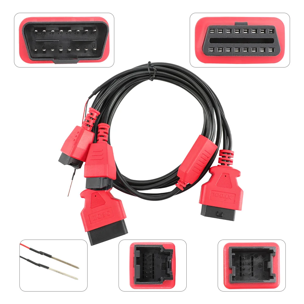 

XTOOL FCA For Chrysler 12+8 Adapter OBD2 Connector 12 Pin Adapter to 8 Pin Diagnostic Cable FCA 12+8 Connector Cable