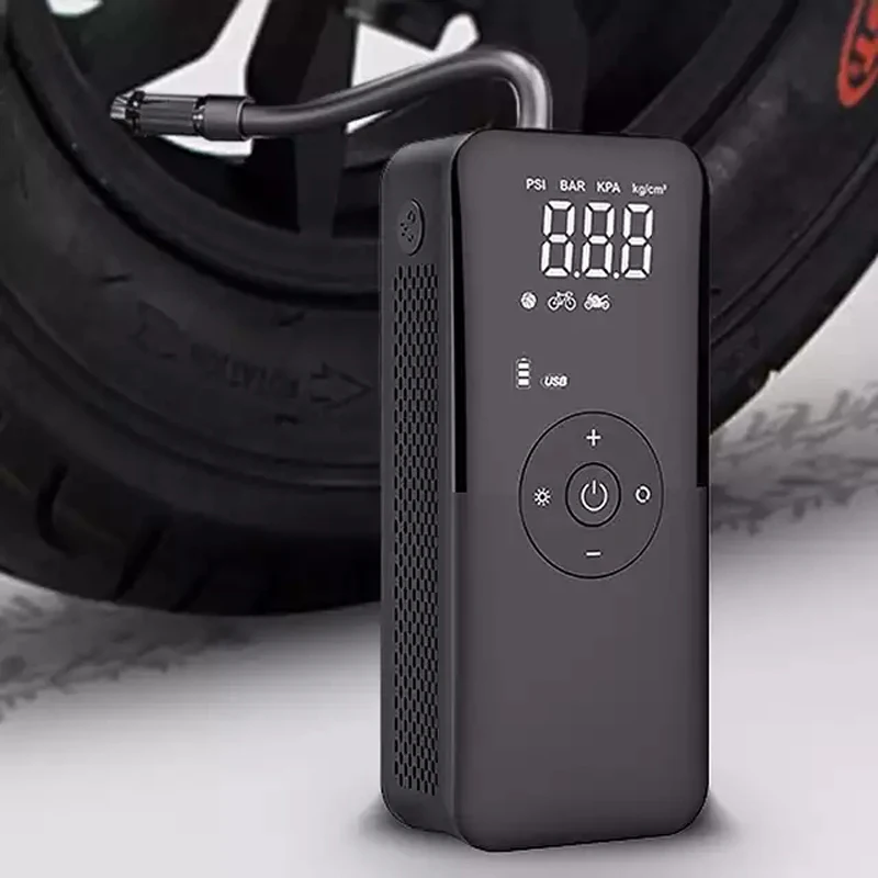 

Portable Tyre Inflator 12v Car Air Pump Air Compressor For Car Electric Pump With LED Lamp For Car Motorcycles Bicycles Tire