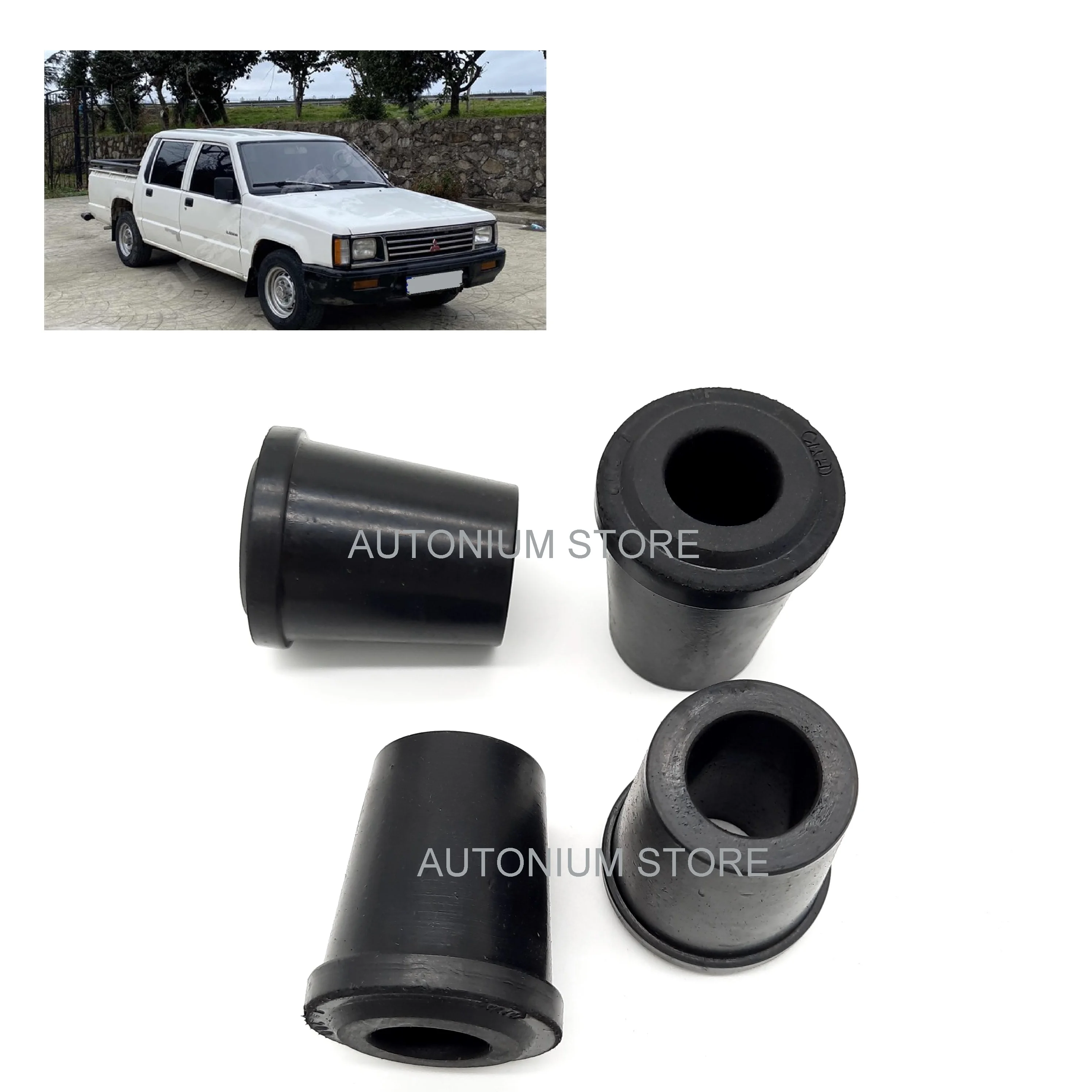 

4 Pcs Front Lower Control Arm Rubber Bushing for 1988-1998 Mitsubishi L200 MB109529