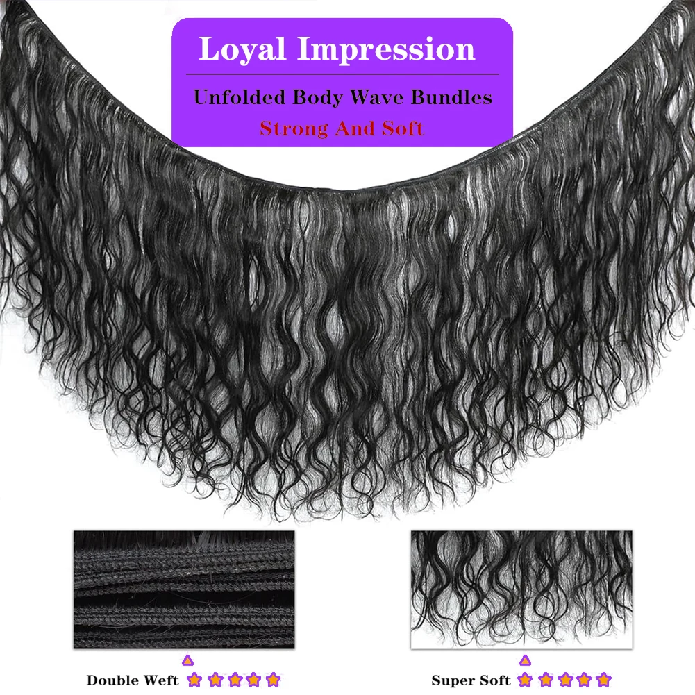 Бразильская волнистая искусственная кожа с 13x4 фронтальной застежкой 4x4 HD