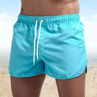 2022 new summer gyms workout male breathable mesh quick dry sportswear jogger beach solid shorts men fitness bodybuilding shorts