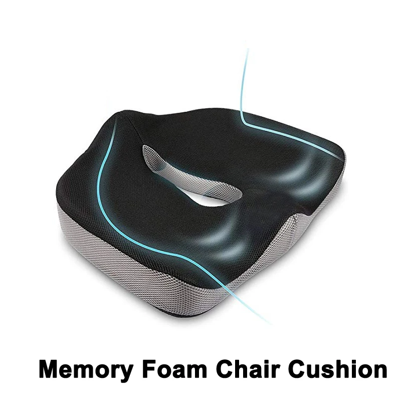 Orthopedic Pillow Office Seat Pad Hemorrhoid Treat Car Seat Big Cushion Relief Pain Tailbone Pillow