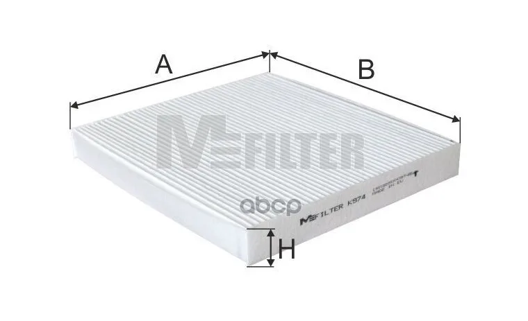 Фильтр Воздух Во Внутренном Пространстве M-Filter арт. K974
