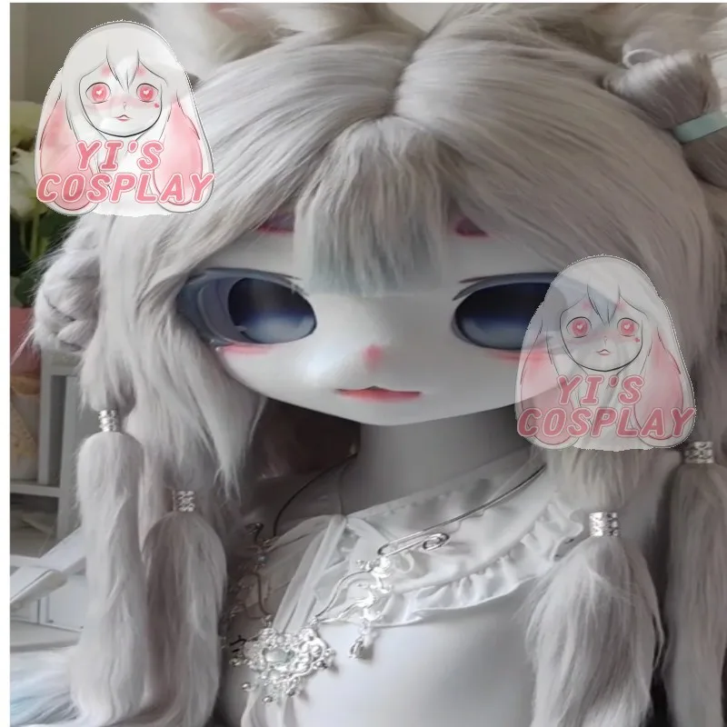 Кигуруми с пушистой головой для косплея Yis сделанная на заказ