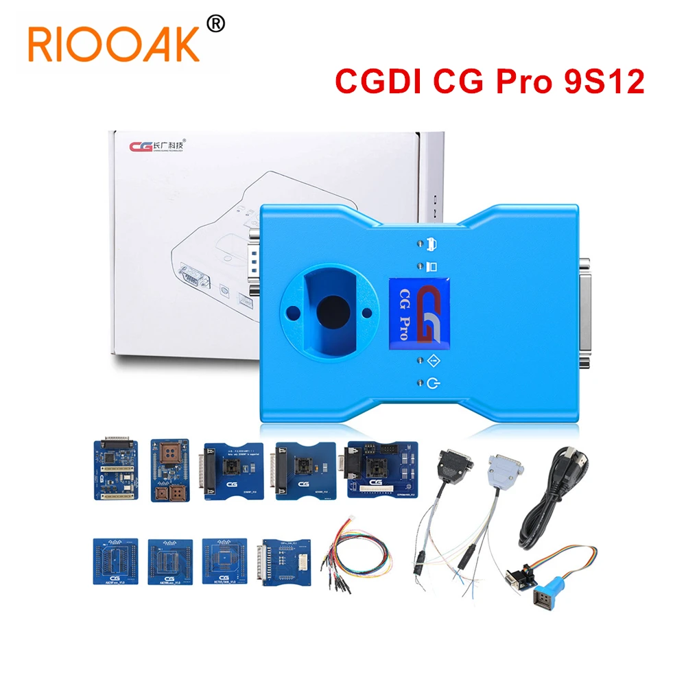 

CGDI CG Pro 9S12 Programmer Full Version For BMW Auto Key Programming Tool CAS4 TMS370 & DB25 Adapters CGPRO 9S12 Scanner