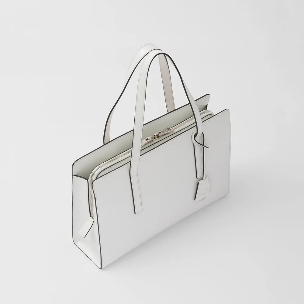 

Mulburry White N Re-Edition 1995 brushed leather medium handbag Italy