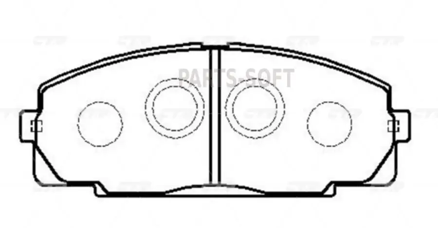 CTR CKT-39 Колодки тормозные
