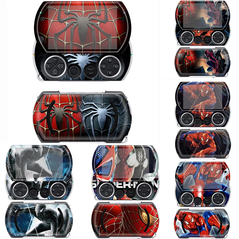 

Marvel Spider Man For PSP GO Protect Waterproof Vinyl Decals for PSP GO Console Skin Sticker Protector Cover Game Accessories