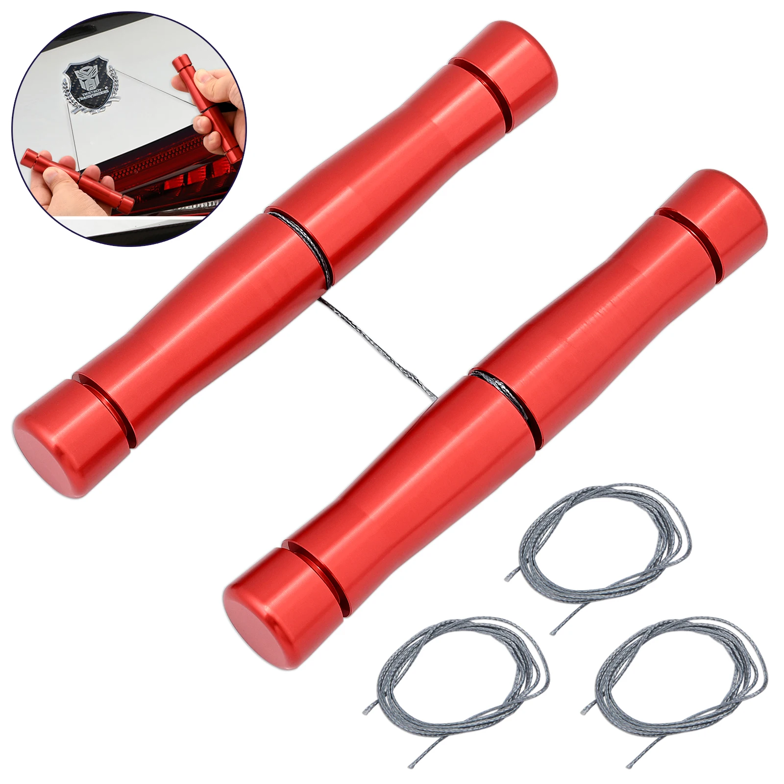 

EHDIS Auto Logo Remover Emblem Badge Metal Sticker Removal Tool Car Body Shark Fin Antenna Removing PE Line Vinyl Film Wrapping