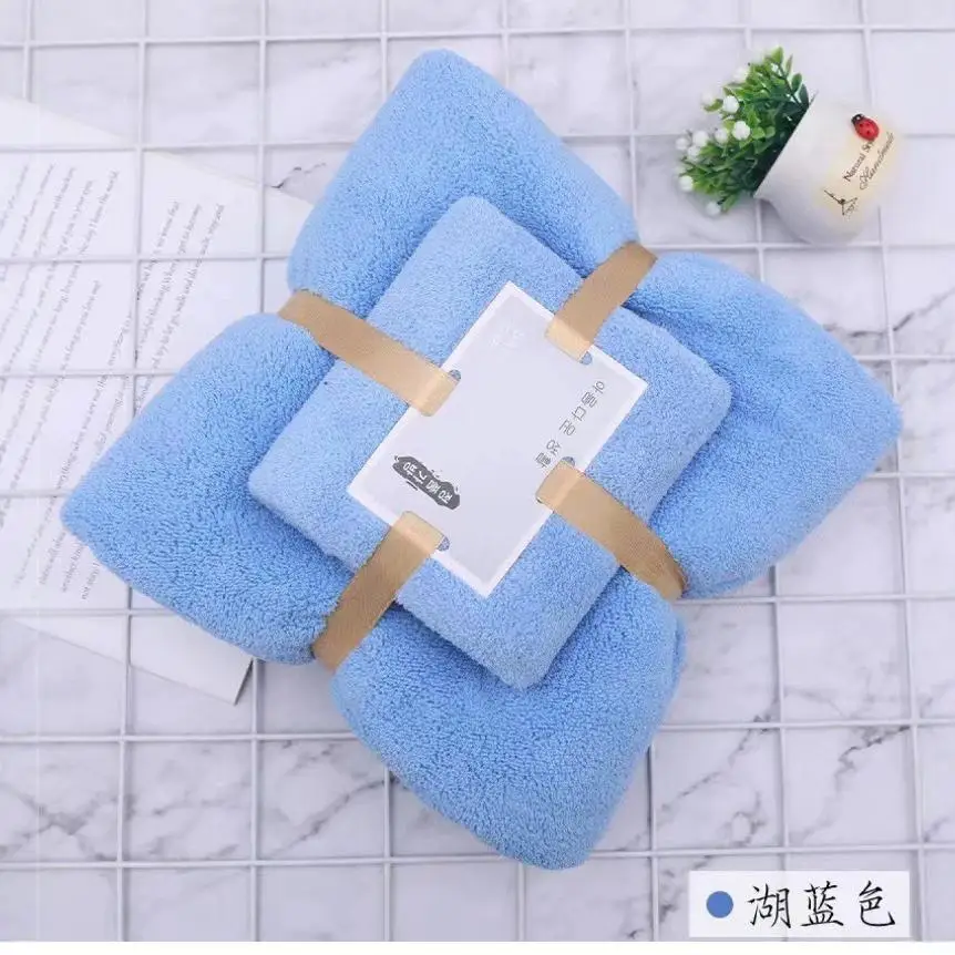 Полотенце Коралловое Пуховое Мягкое ВпитыВающее Воду ТолсТый Песчаный Костюм.